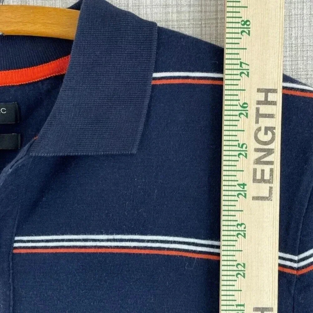 Banana Republic slim fit Golf Polo Shirt Mens L 3072